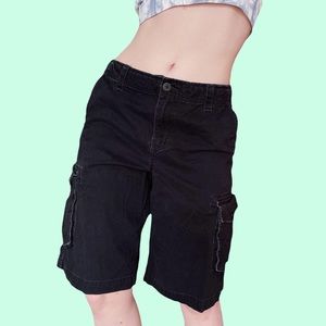 Black Tony Hawk Cargo Shorts